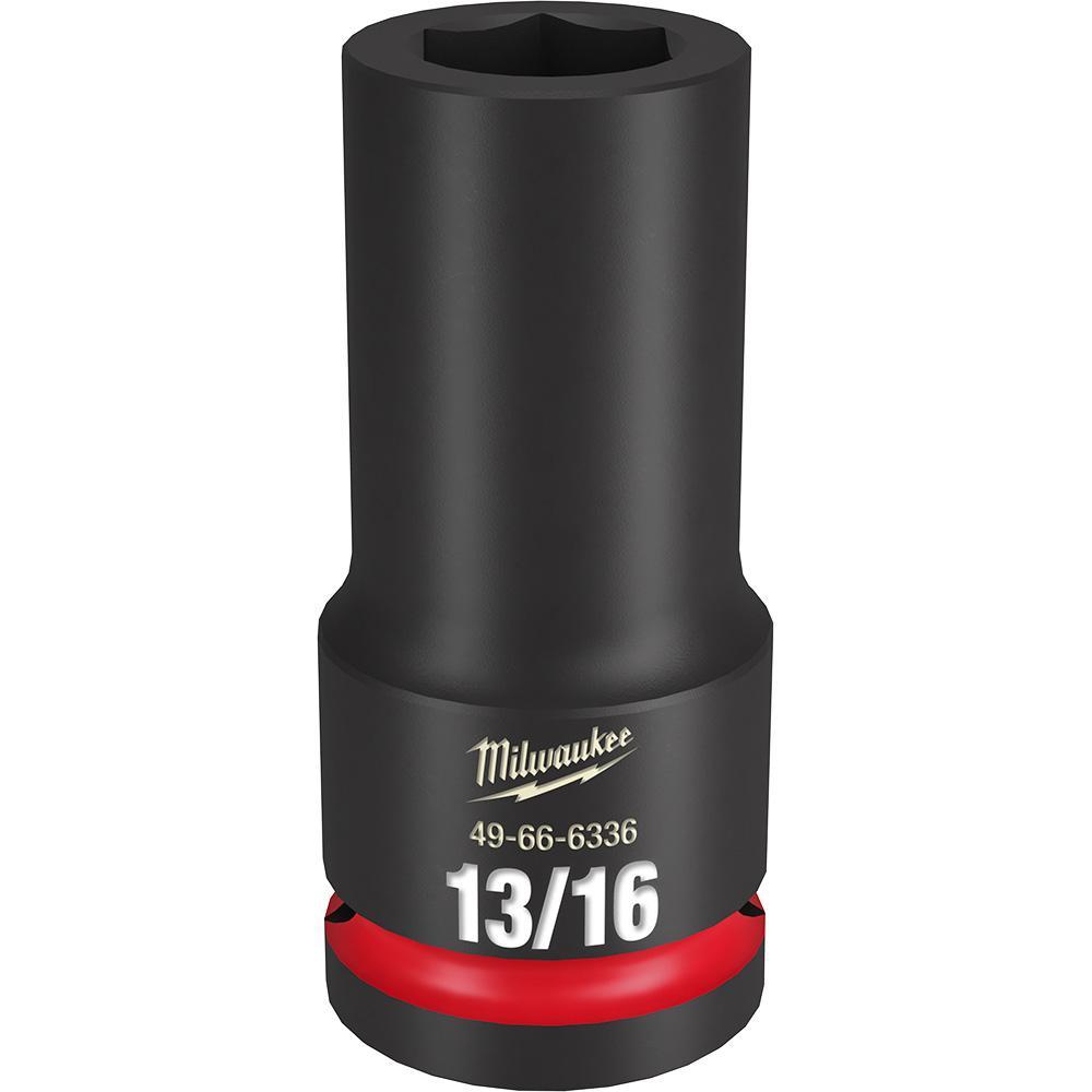 Milwaukee® SHOCKWAVE™ Impact Duty™ 49-66-6336 Socket, 3/4 in Hex Drive, 13/16 in Deep Socket, 6 Points