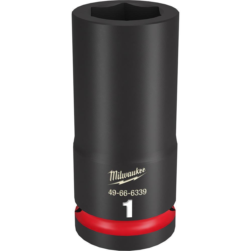 Milwaukee® SHOCKWAVE™ Impact Duty™ 49-66-6339 Socket, 3/4 in Hex Drive, 1 in Deep Socket, 6 Points