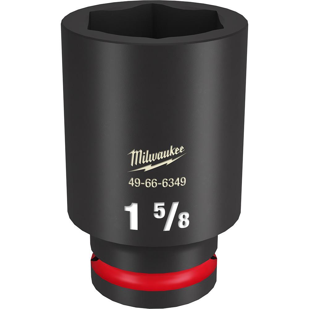 Milwaukee® SHOCKWAVE™ Impact Duty™ 49-66-6349 Socket, 3/4 in Hex Drive, 1-5/8 in Deep Socket, 6 Points