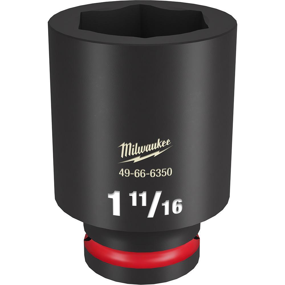 Milwaukee® SHOCKWAVE™ Impact Duty™ 49-66-6350 Socket, 3/4 in Hex Drive, 1-11/16 in Deep Socket, 6 Points