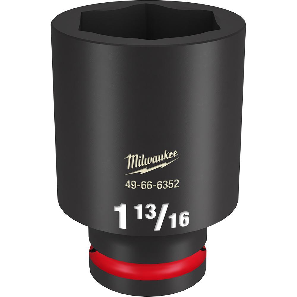 Milwaukee® SHOCKWAVE™ Impact Duty™ 49-66-6352 Socket, 3/4 in Hex Drive, 1-13/16 in Deep Socket, 6 Points