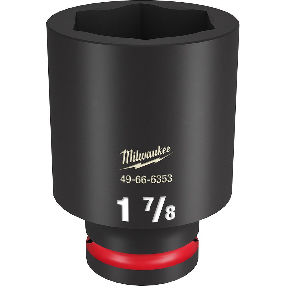 Milwaukee® SHOCKWAVE™ Impact Duty™ 49-66-6353 Socket, 3/4 in Hex Drive, 1-7/8 in Deep Socket, 6 Points