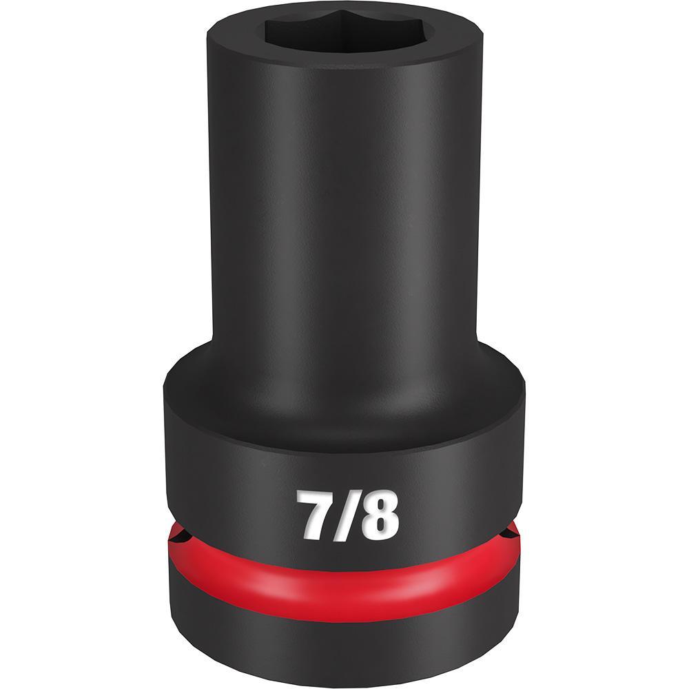 Milwaukee® SHOCKWAVE™ Impact Duty™ 49-66-6502 Socket, 1 in Hex Drive, 7/8 in Deep Socket, 6 Points
