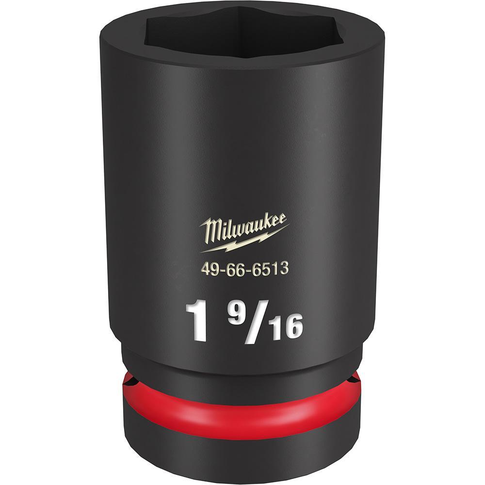 Milwaukee® SHOCKWAVE™ Impact Duty™ 49-66-6513 Socket, 1 in Hex Drive, 1-9/16 in Deep Socket, 6 Points