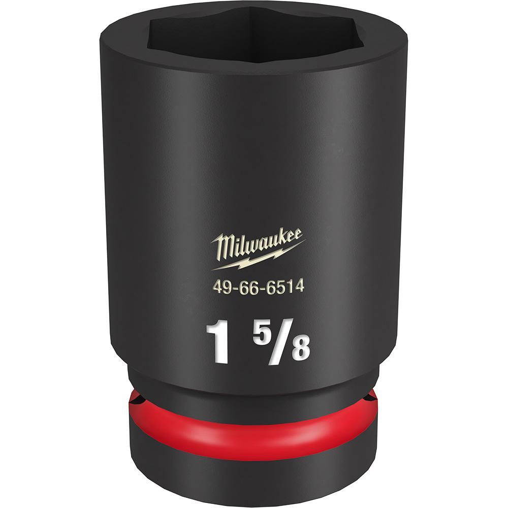 Milwaukee® SHOCKWAVE™ Impact Duty™ 49-66-6514 Socket, 1 in Hex Drive, 1-5/8 in Deep Socket, 6 Points