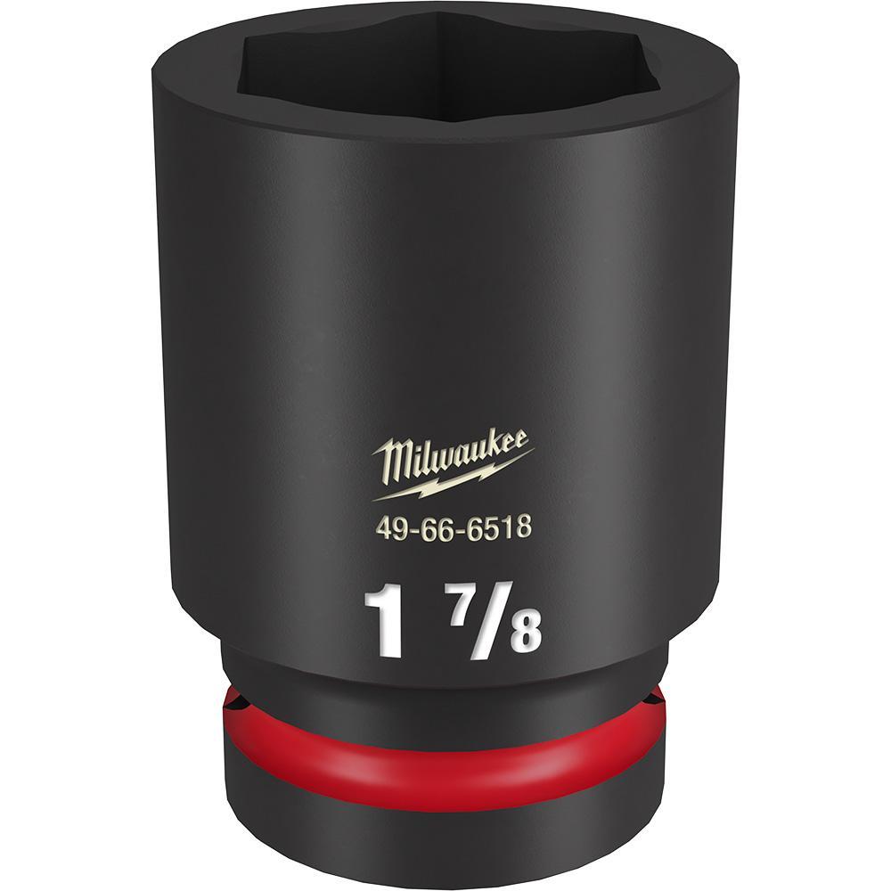 Milwaukee® SHOCKWAVE™ Impact Duty™ 49-66-6518 Socket, 1 in Hex Drive, 1-7/8 in Deep Socket, 6 Points