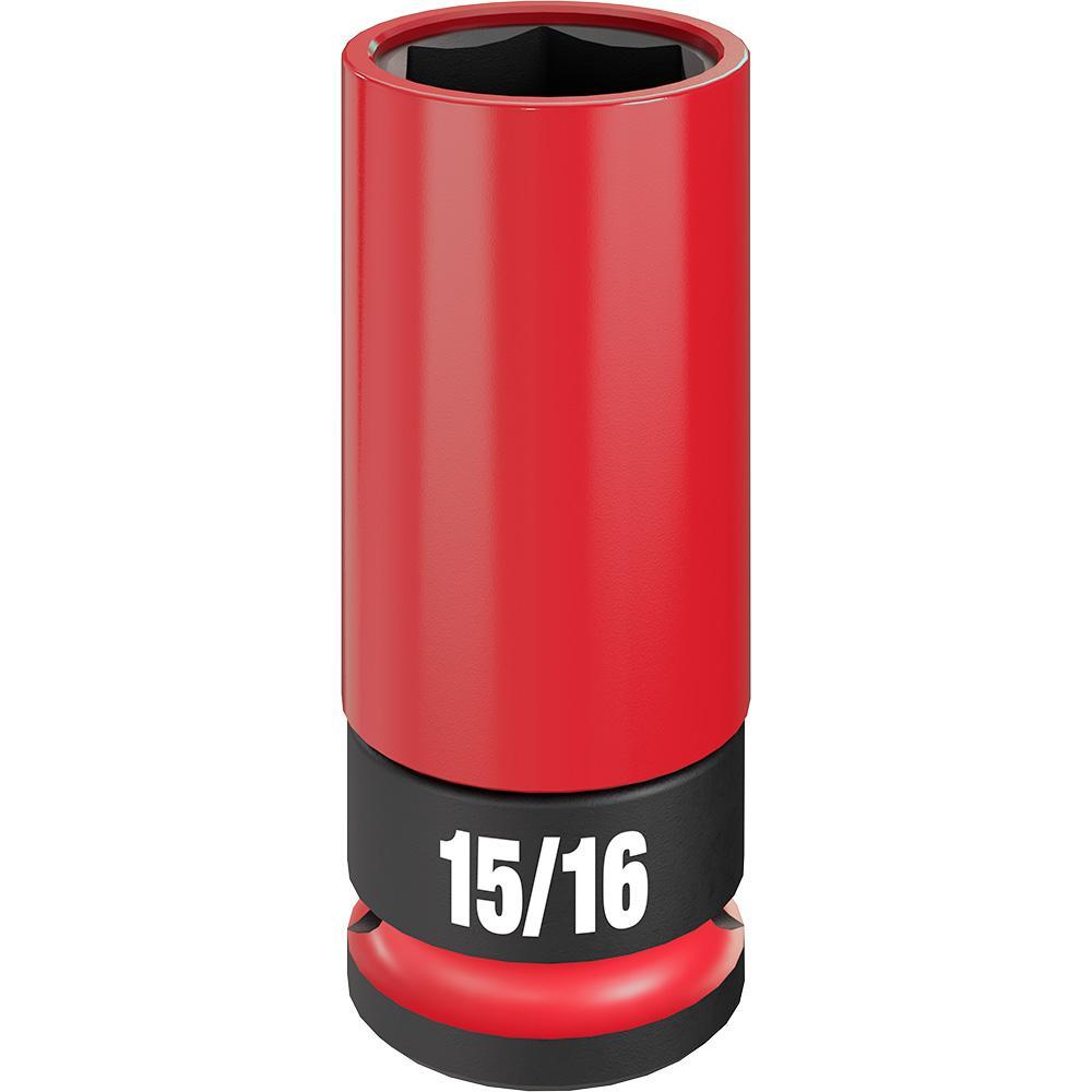 Milwaukee® 49-66-7813 49-66 SAE Lug Nut Wheel Socket, 15/16 in OAL