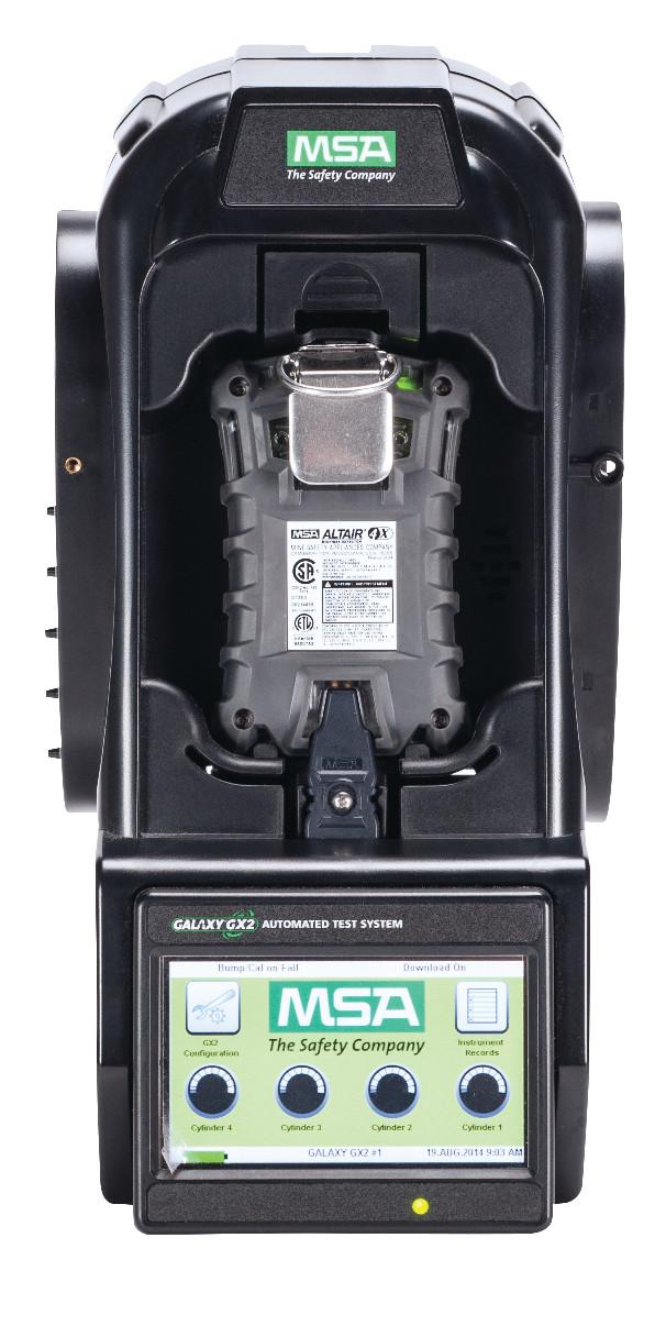 MSA Galaxy® GX2 10128630 GALAXY® GX2 Automated Test System, For Use With Altair® 4, 4X Multi-Gas Detectors, 100/240 VAC/47 to 63 Hz, 15 s Bump, 60 s Calibration, <15 s Sensor Response/Clear Time Test, 32 to 104 deg F Operating