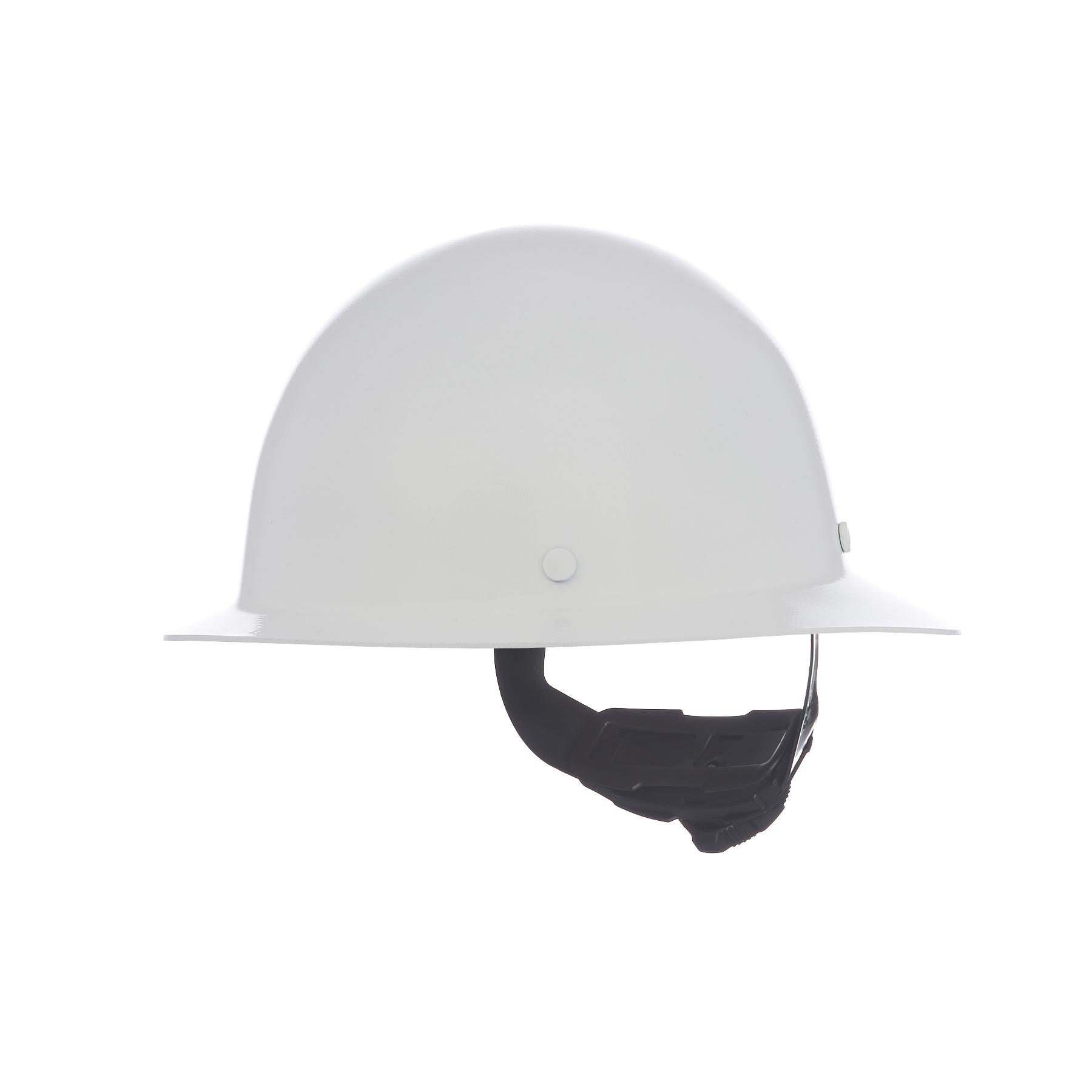 MSA Skullgard® 475408 Full Brim Hard Hat, 6-1/2 Fits Mini Hat, 8 Fits Max Hat, Phenolic, Fas-Trac® Suspension, ANSI Electrical Class Rating: Class G, ANSI Impact Rating: Type I