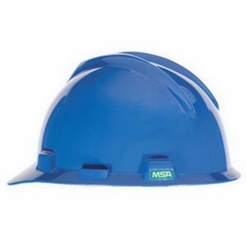 MSA Super-V™ C217092 Cap Style Hard Hat, 6-1/2 Fits Mini Hat, 8 Fits Max Hat, Polyethylene, Fas-Trac® Suspension, ANSI Electrical Class Rating: Class E, ANSI Impact Rating: Type I, Ratchet Adjustment
