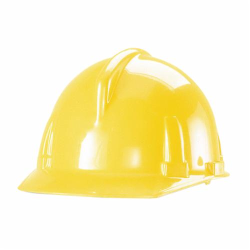 MSA Topgard® 454721 Cap Style Hard Hat, 6-1/2 Fits Mini Hat, 8 Fits Max Hat, Polycarbonate, 4-Point 1-Touch® Suspension, ANSI Electrical Class Rating: Class E, ANSI Impact Rating: Type I, Pin Lock Adjustment