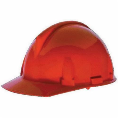 MSA Topgard® 454725 Cap Style Hard Hat, 6-1/2 Fits Mini Hat, 8 Fits Max Hat, Polycarbonate, 4-Point 1-Touch® Suspension, ANSI Electrical Class Rating: Class E, ANSI Impact Rating: Type I, Pin Lock Adjustment