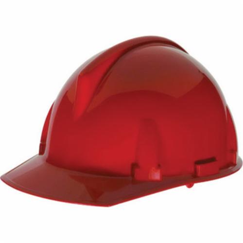 MSA Topgard® 475384 Cap Style Hard Hat, 6-1/2 Fits Mini Hat, 8 Fits Max Hat, Polycarbonate, 4-Point Fas-Trac® III Suspension, ANSI Electrical Class Rating: Class E, ANSI Impact Rating: Type I, Ratchet Adjustment
