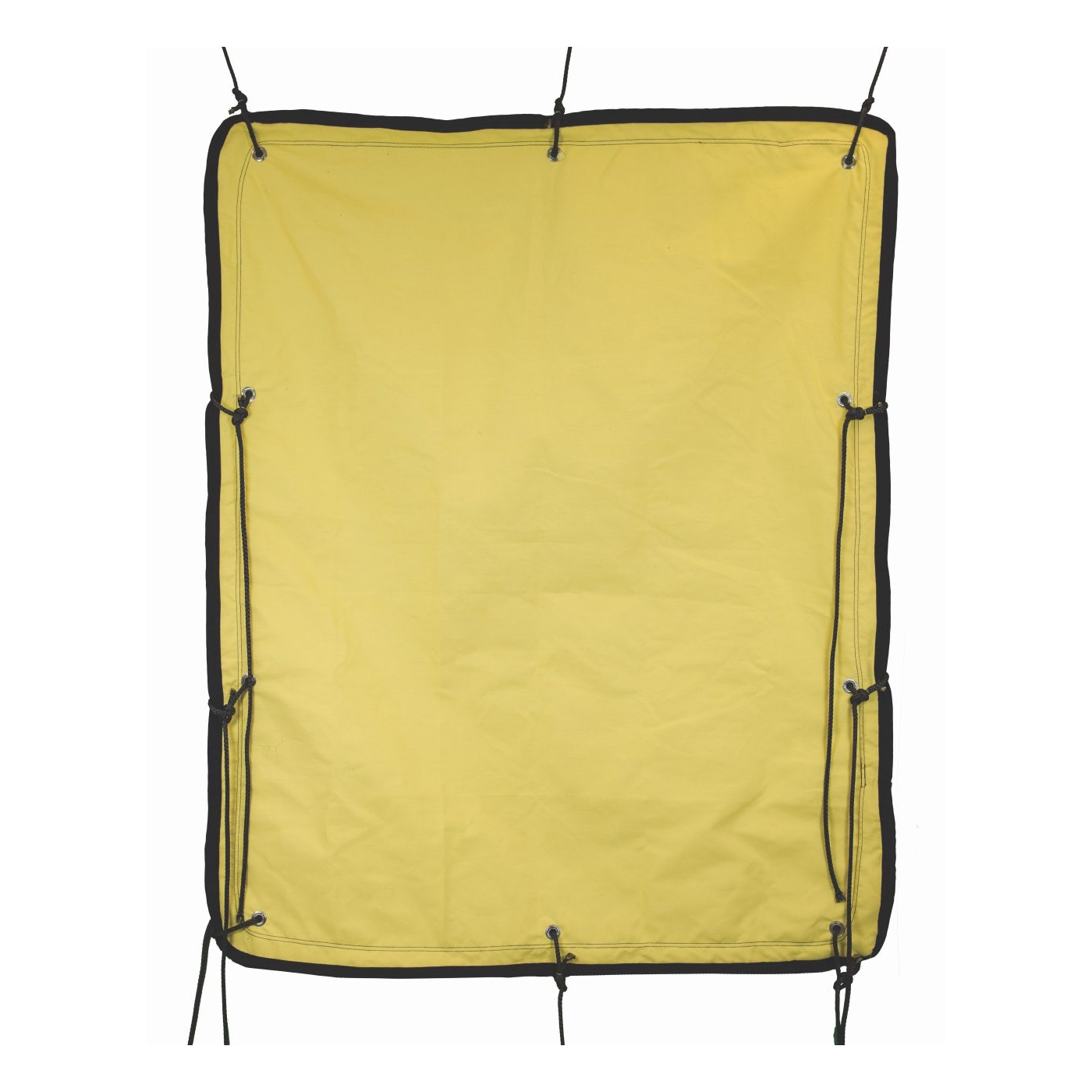 Oberon® ARCBKT-40KA-S Small Arc Suppression Blanket Kit With 48 in 10 Kevlar® Arc Tested Mounting Straps and Storage Bag, 5 ft L x 4 ft W, Yellow, Arc Rating: 40 kA, ASTM F2676/F3272