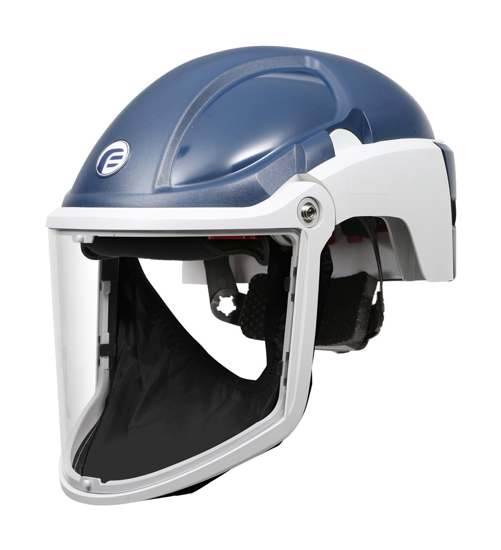 PUREFLO 3000 PAPR PF3000-H2SB-03 Blue, Skeleton Frame, Hard Hat, Clear Visor, Standard Face Seal
