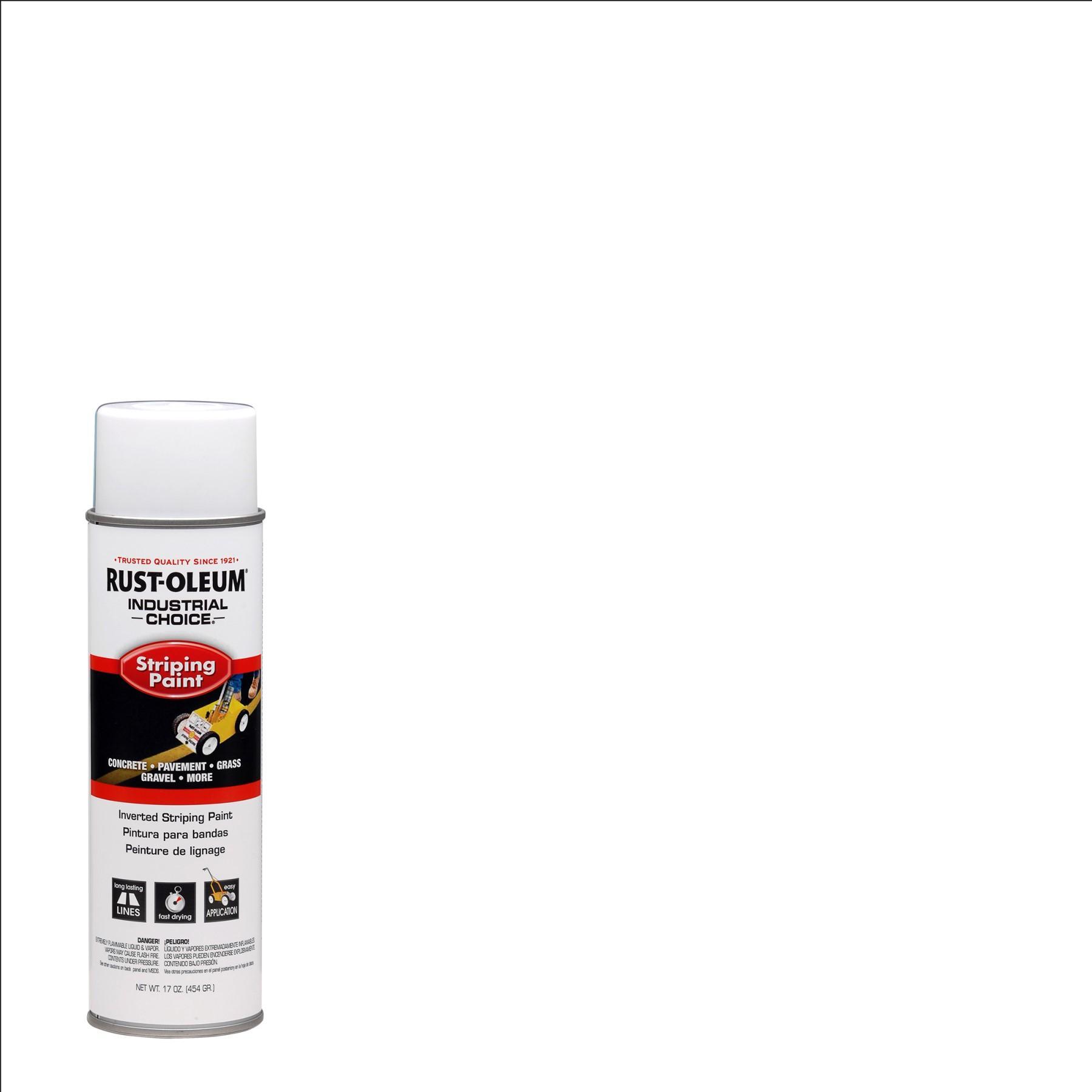 Industrial Choice® 1691838V S1600 System Striping Paint, 18 oz Container, Aerosolized Mist Form, White