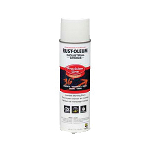 Rust-Oleum® 203030 M1600 Precision Line Solvent Based Inverted Marking Paint, 17 oz Container, Liquid Form, White, 600 to 700 linear ft/gal with 1 in W Stripe Coverage