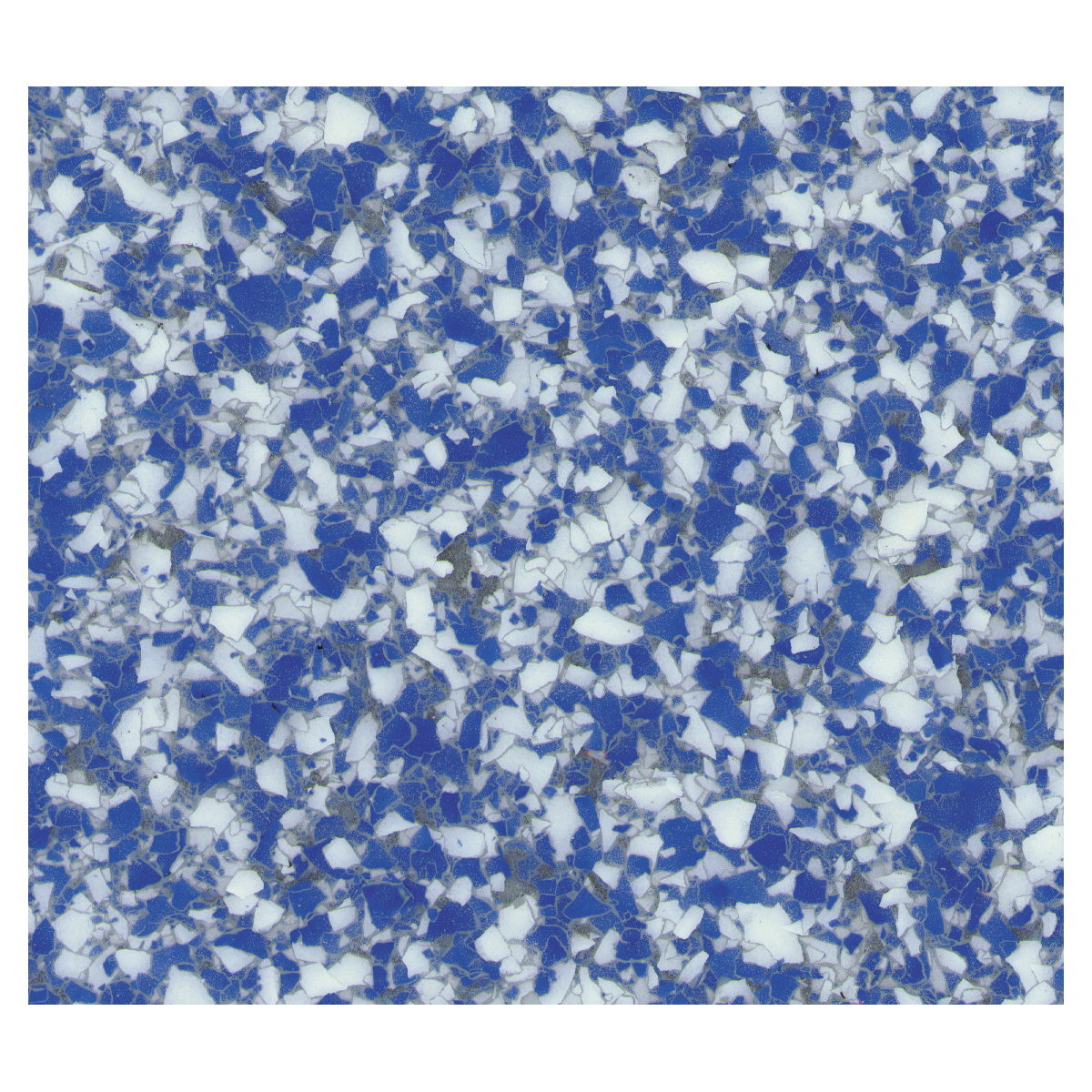 Rust-Oleum® 205178 Decorative Vinyl Chips, 1 lb Container, Solid Form, Blue/White, 0.002 sq-ft/lb Coverage