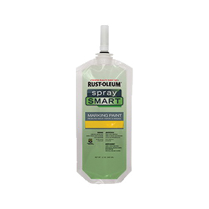 Rust-Oleum® 275092 SpraySmart™ Marking Paint, 10.5 oz Container, Liquid Form, Hi-Viz Yellow, 500 to 600 linear ft/gal with 1 in W Stripe Coverage