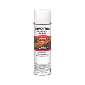 Rust-Oleum® 331775 M1400 Solvent Based Marking Paint, 17 oz Container, Liquid Form, White, 400 linear ft at 1 in W Coverage