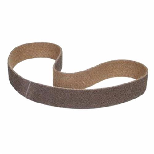 Norton® Rapid Prep™ 66261002571 Surface Conditioning Non-Woven Abrasive Belt, 2 in W x 72 in L, Coarse Grade, Aluminum Oxide Abrasive, Brown