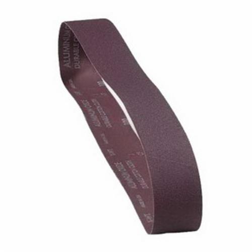 Norton® Metalite® 78072727923 R255 Portable Coated Abrasive Belt, 3 in W x 21 in L, 100 Grit, Medium Grade, Aluminum Oxide Abrasive, Cotton Backing