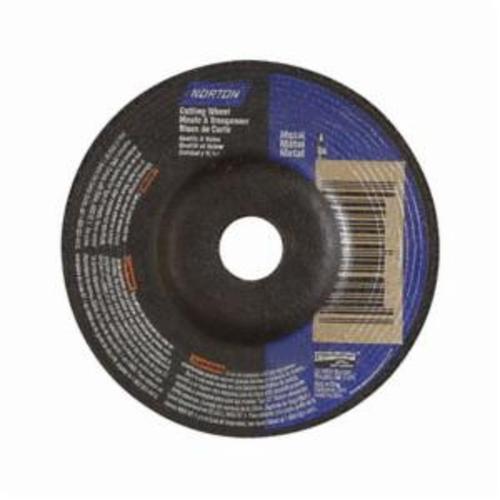 Norton® RightCut™ 07660705249 DC4045M All Purpose Cut-Off Wheel, 4 in Dia x 0.045 in THK, 5/8 in Center Hole, 24 Grit, Aluminum Oxide Abrasive
