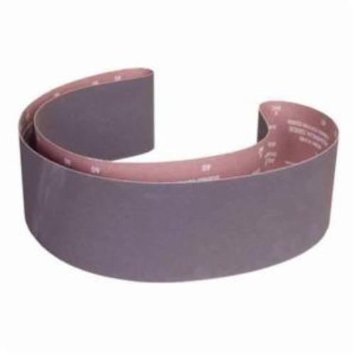 Norton® Metalite® 07660760063 R215 Narrow Coated Abrasive Belt, 6 in W x 89 in L, 100 Grit, Medium Grade, Aluminum Oxide Abrasive, Cotton Backing