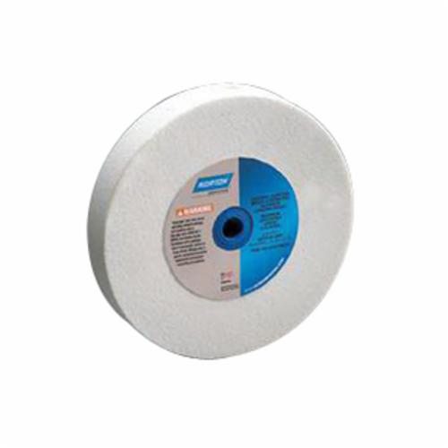 Norton® Premium Alundum® 07660788246 38A Straight Bench and Pedestal Grinding Wheel, 6 in Dia x 3/4 in THK, 1 in Center Hole, 60 Grit, Aluminum Oxide Abrasive