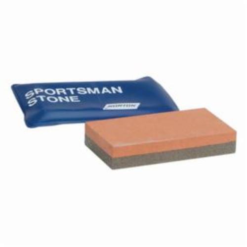 Norton® India® 61463690705 IBP34 Sportsman Pocket Stone, 3 in L x 1-1/2 in W x 1/2 in H, 320 Grit