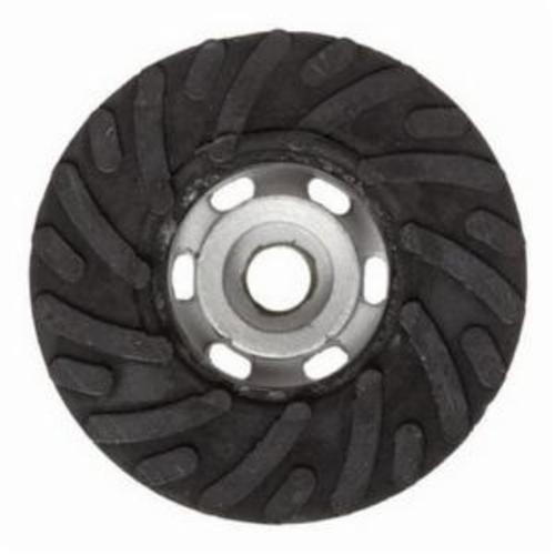 Norton® Spiralcool™ 63642503000 Air Cooled Medium Density No-Nose Backup Pad, 5 in Dia Pad, Locking Nut Attachment