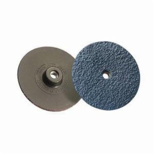 Norton® NorKut™ 63642503657 Coated Abrasive Quick-Change Disc, 3 in Dia, 36 Grit, Extra Coarse Grade, Zirconia Alumina Abrasive, Type TS Attachment