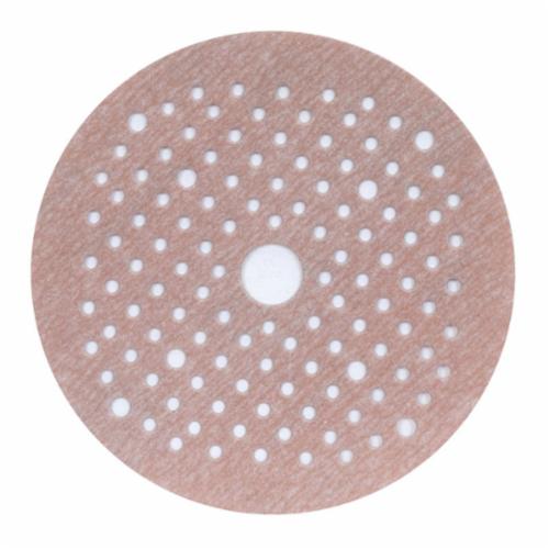Norton® Multi-Air® 63642560562 A275 Hook and Loop Disc, 150 mm Dia, P120 Grit, Medium Grade, Aluminum Oxide Abrasive, Latex Paper Backing