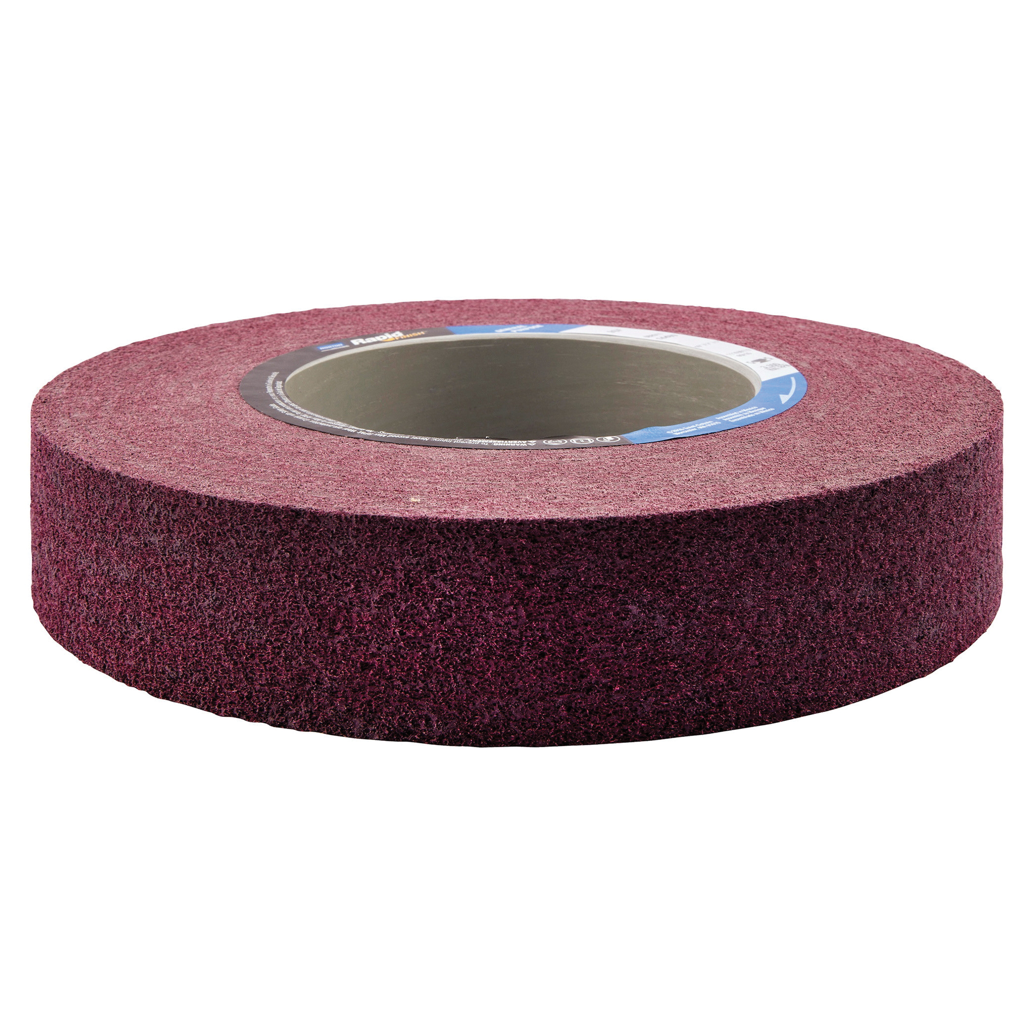 Norton® Bear-Tex® Rapid Finish™ 63642581044 Convolute Non-Woven Abrasive Wheel, 10 in Dia, 5 in Center Hole, 2 in W Face, Fine Grade, Silicon Carbide Abrasive