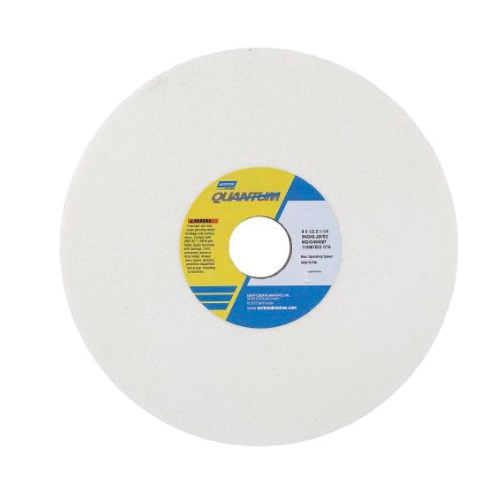 Norton® Quantum™ 66243494087 5NQ Straight Toolroom Wheel, 8 in Dia x 1/2 in THK, 1-1/4 in Center Hole, 46 Grit, Ceramic Alumina Abrasive