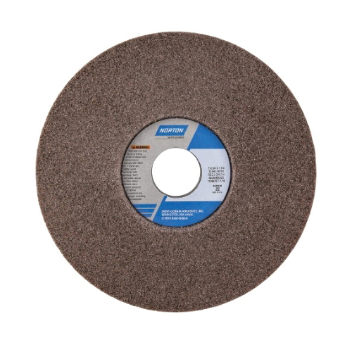 Norton® Vitrium3® 66243495322 32A 1-Side Recessed Toolroom Wheel, 7 in Dia x 3/4 in THK, 1-1/4 in Center Hole, 46 Grit, Aluminum Oxide Abrasive