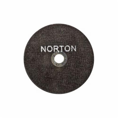 Norton® Metal® 66252835553 All Purpose Small Diameter Cut-Off Wheel, 3 in Dia x 1/16 in THK, 3/8 in Center Hole, 36 Grit, Aluminum Oxide Abrasive