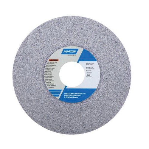 Norton® 66252836966 32A Toolroom Wheel, 6 in Dia x 1/2 in THK, 1-1/4 in Center Hole, 60 Grit, Aluminum Oxide Abrasive