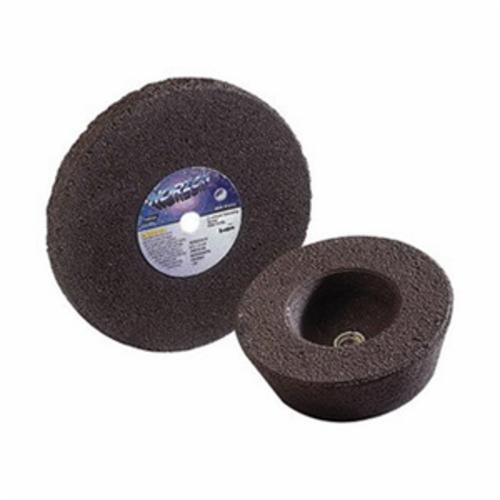Norton® NZ III 66252838568 Cup Wheel, 6 x 4-3/4 in Dia x 2 in THK, 16 Grit, Zirconia Alumina Abrasive