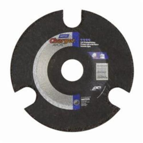 Norton® Gemini® AVOS® 66252842212 DC518CAVOS36 Flexible Cut-Off Wheel, 5 in Dia x 1/8 in THK, 7/8 in Center Hole, 36 Grit, Aluminum Oxide Abrasive