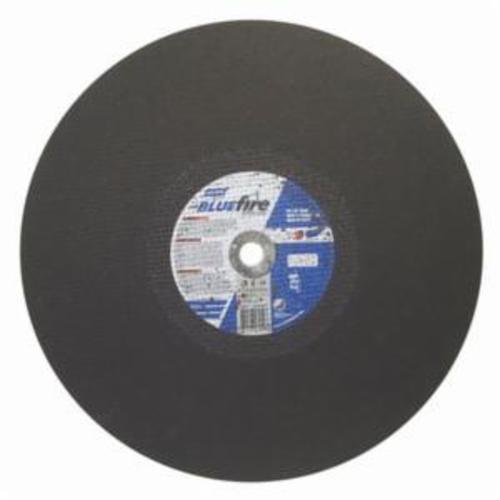 Norton®BlueFire® 66252843259 CO20532LL Long Life Cut-Off Wheel, 20 in Dia x 5/32 in THK, 1 in Center Hole, 30 Grit, Aluminum Oxide/Zirconia Alumina Abrasive