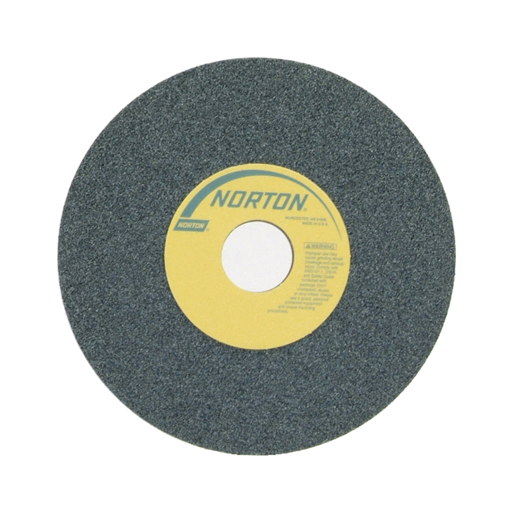 Norton® 66253044425 39C Straight Toolroom Wheel, 8 in Dia x 1 in THK, 1-1/4 in Center Hole, 80 Grit, Silicon Carbide Abrasive