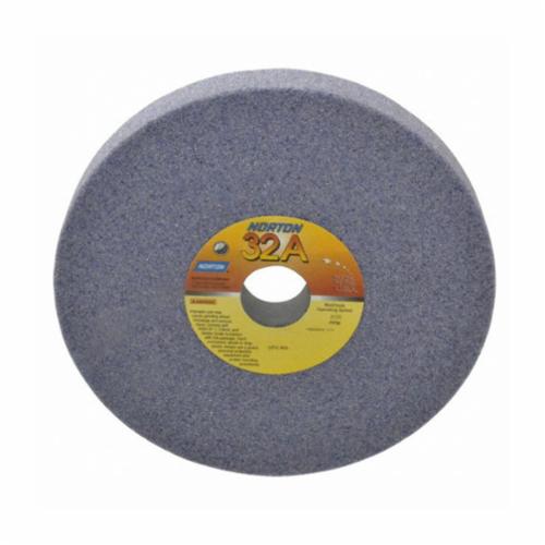 Norton® 66253044064 32A Straight Toolroom Wheel, 8 in Dia x 3/4 in THK, 1-1/4 in Center Hole, 80 Grit, Aluminum Oxide Abrasive