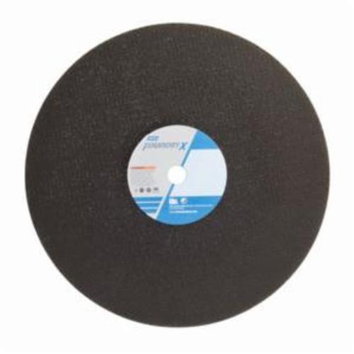 Norton®Foundry X™BlueFire® 66253179147 5NVA Type 01 Reinforced Straight Cut-Off Wheel, 16 in Dia x 5/32 in THK, 1 in Center Hole, 24 Grit, Aluminum Oxide/Zirconia Alumina Abrasive