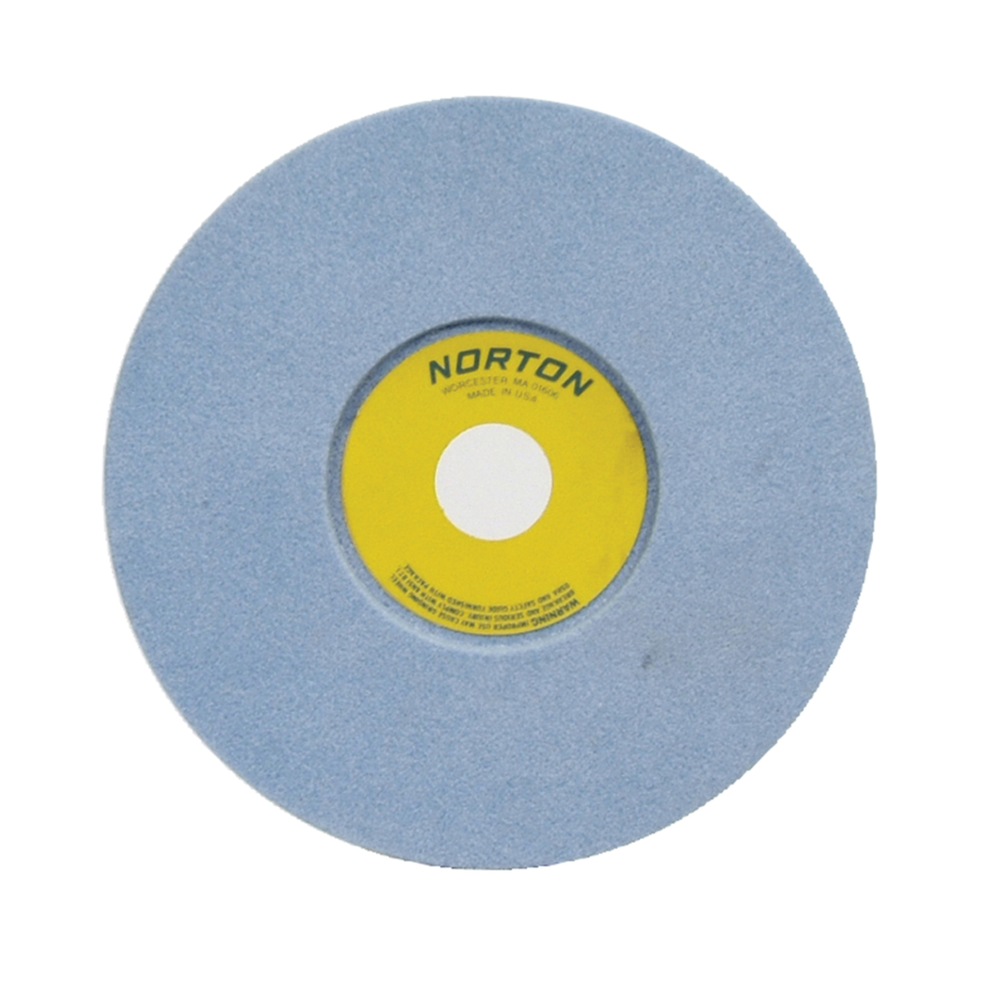 Norton® Gemini® 66253246839 Gemini 1-Side Recessed Toolroom Wheel, 7 in Dia x 1 in THK, 1-1/4 in Center Hole, 60 Grit, Aluminum Oxide Abrasive