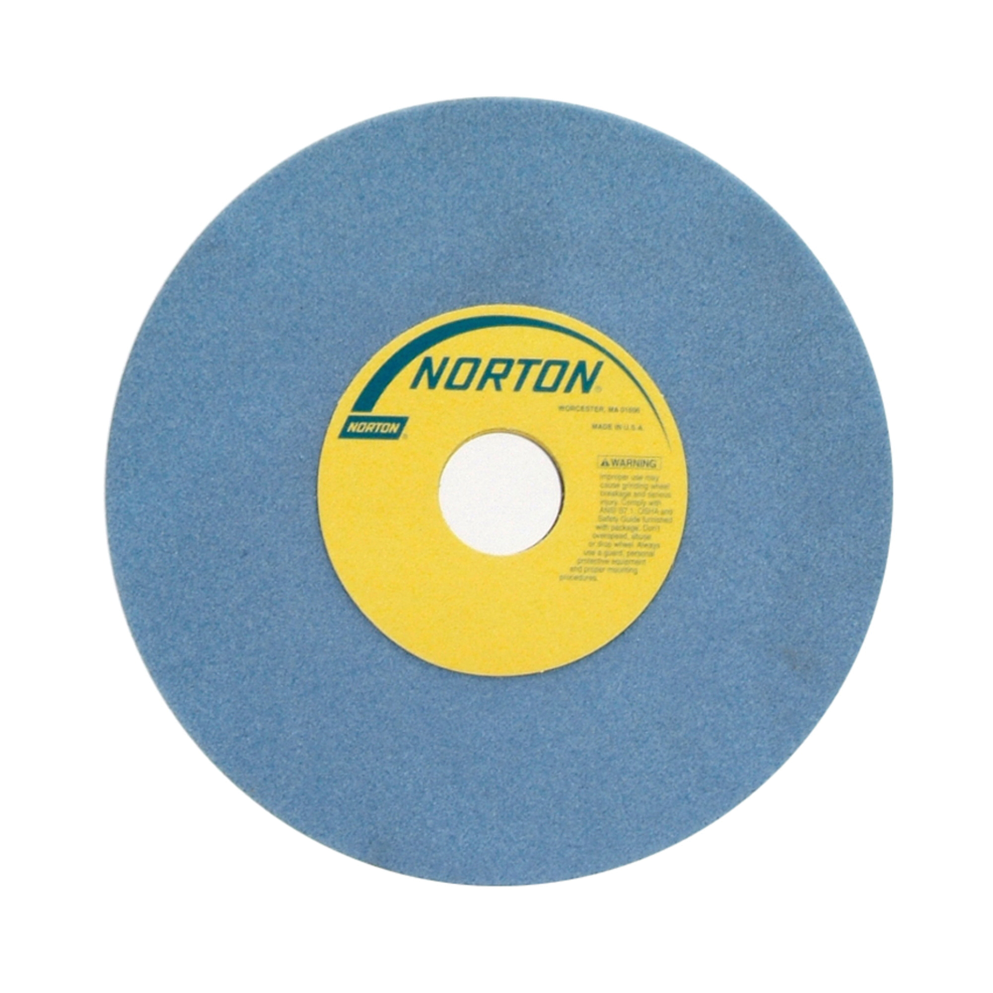 Norton® Gemini® 66253246857 Gemini Straight Toolroom Wheel, 8 in Dia x 1/2 in THK, 1-1/4 in Center Hole, 60 Grit, Aluminum Oxide Abrasive