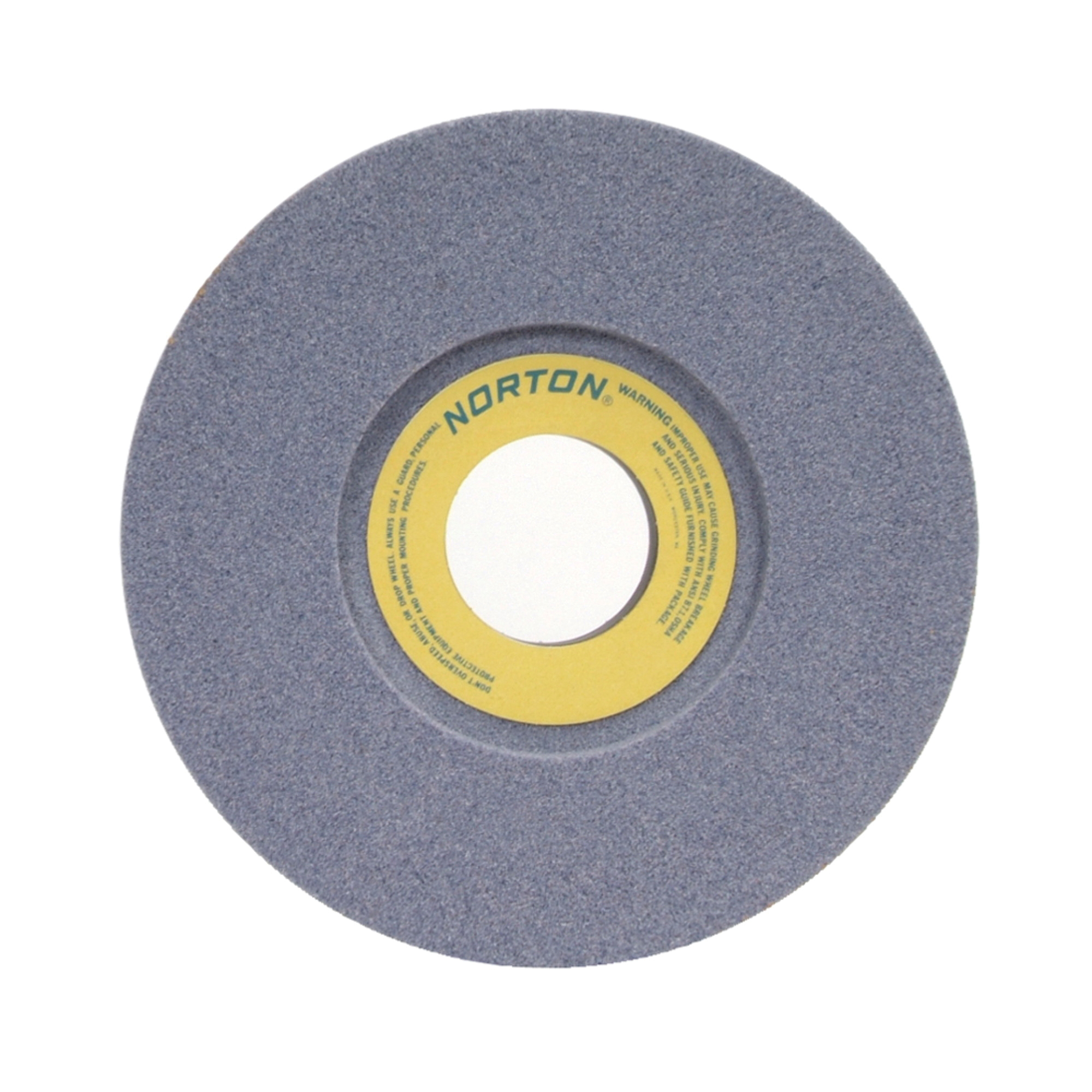 Norton® 66253263186 32A 1-Side Recessed Toolroom Wheel, 12 in Dia x 1-1/2 in THK, 3 in Center Hole, 46 Grit, Aluminum Oxide Abrasive