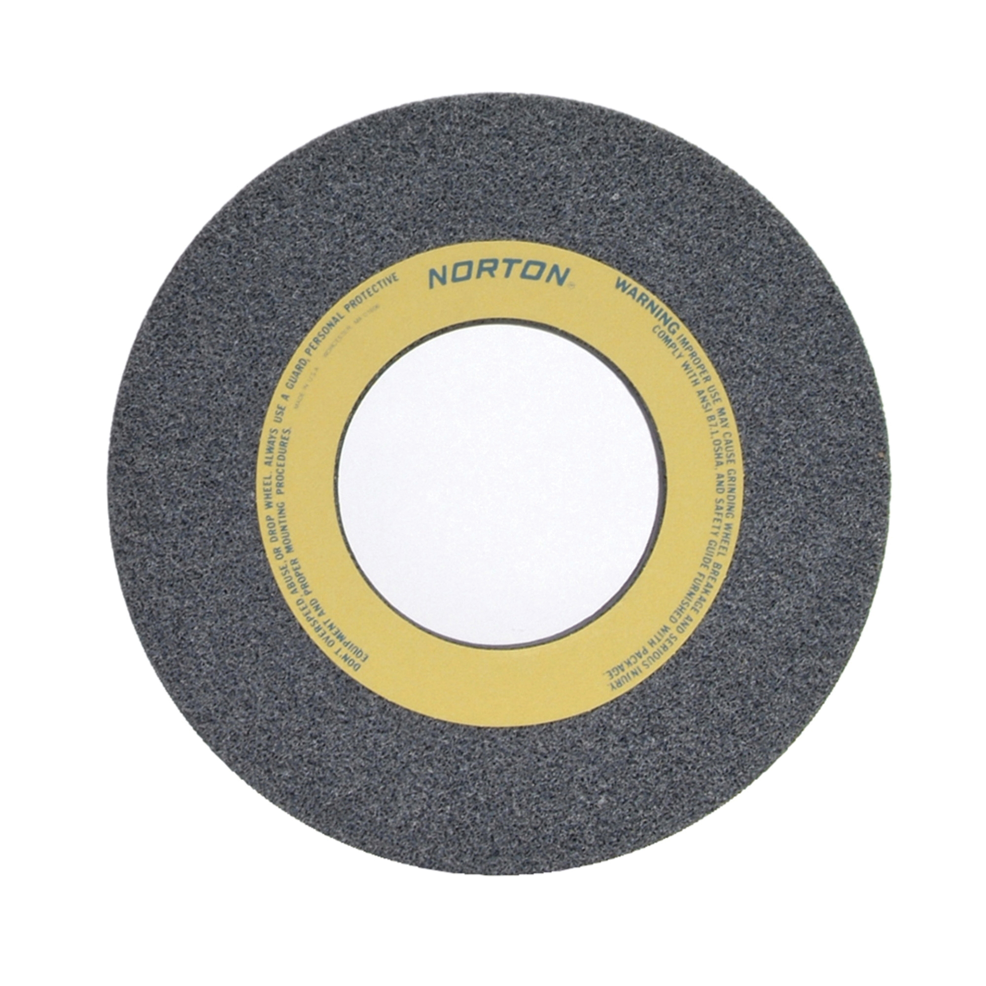 Norton® 66253263465 32A Straight Toolroom Wheel, 12 in Dia x 2 in THK, 5 in Center Hole, 60 Grit, Aluminum Oxide Abrasive