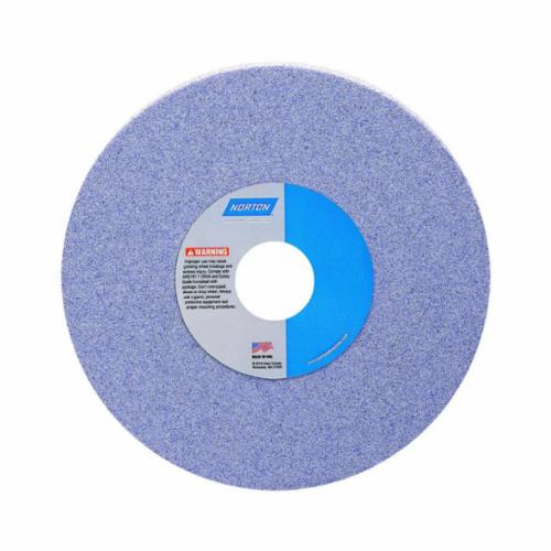 Norton® 66253288569 32A Straight Toolroom Wheel, 7 in Dia x 1/4 in THK, 1-1/4 in Center Hole, 60 Grit, Ceramic Alumina Abrasive