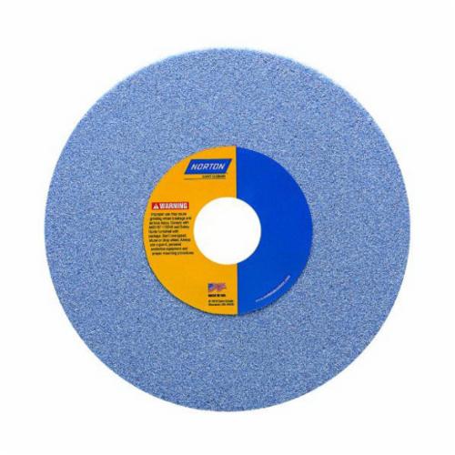 Norton® 66253288791 5SG Straight Toolroom Wheel, 7 in Dia x 1/2 in THK, 1-1/4 in Center Hole, 60 Grit, Ceramic Alumina Abrasive
